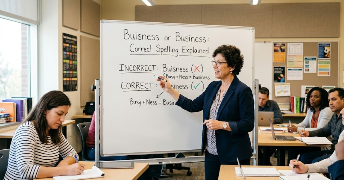 Buisness or Business Correct Spelling Explained