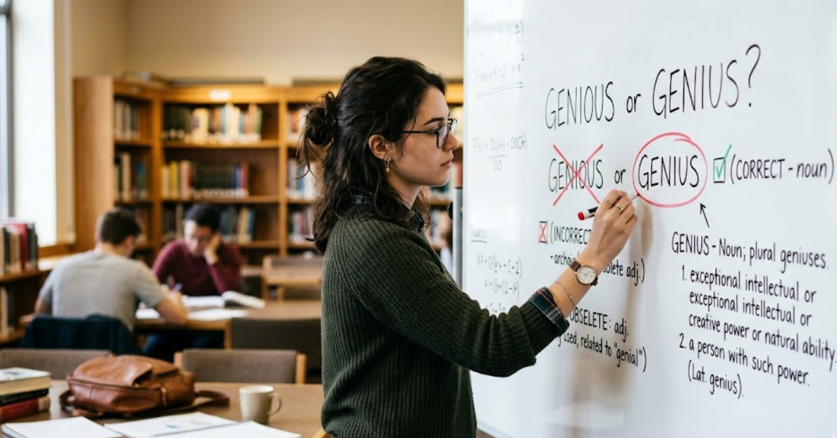 Genious or Genius: Correct Spelling & Meaning Guide