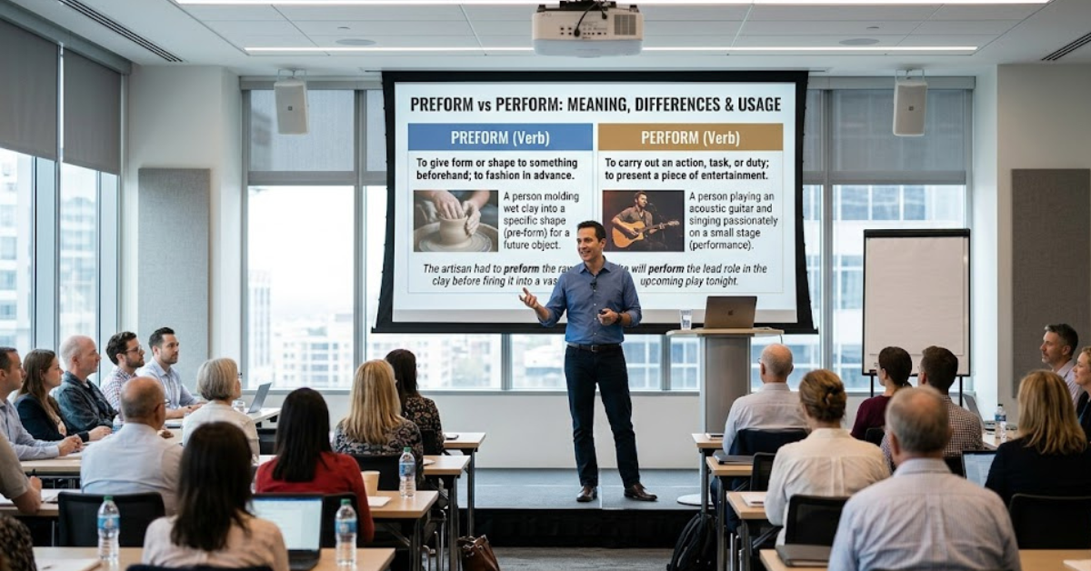 Preform vs Perform: Meaning, Differences & Usage