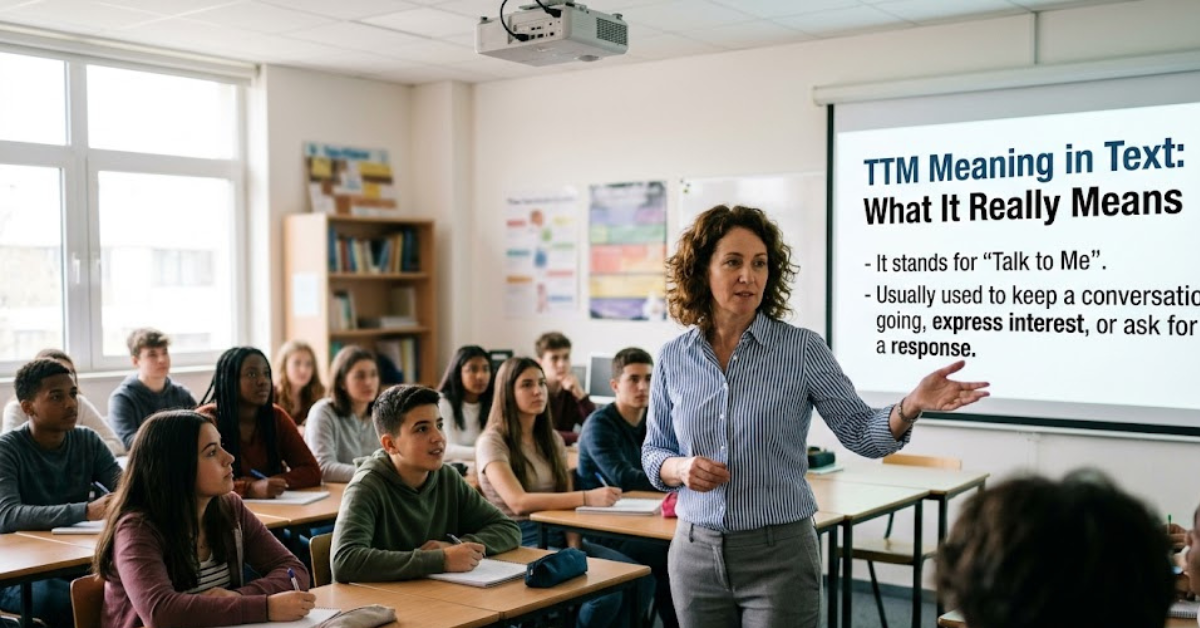 TTM Meaning in Text What It Really Means