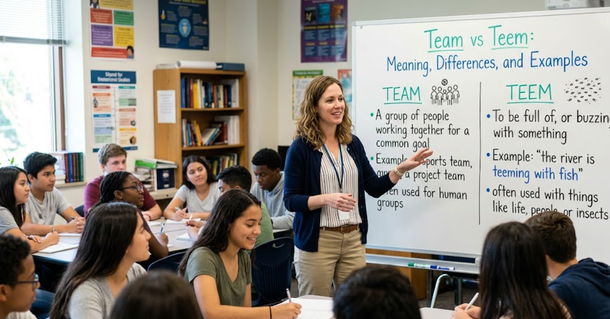 Team vs Teem: Meaning, Differences, and Examples