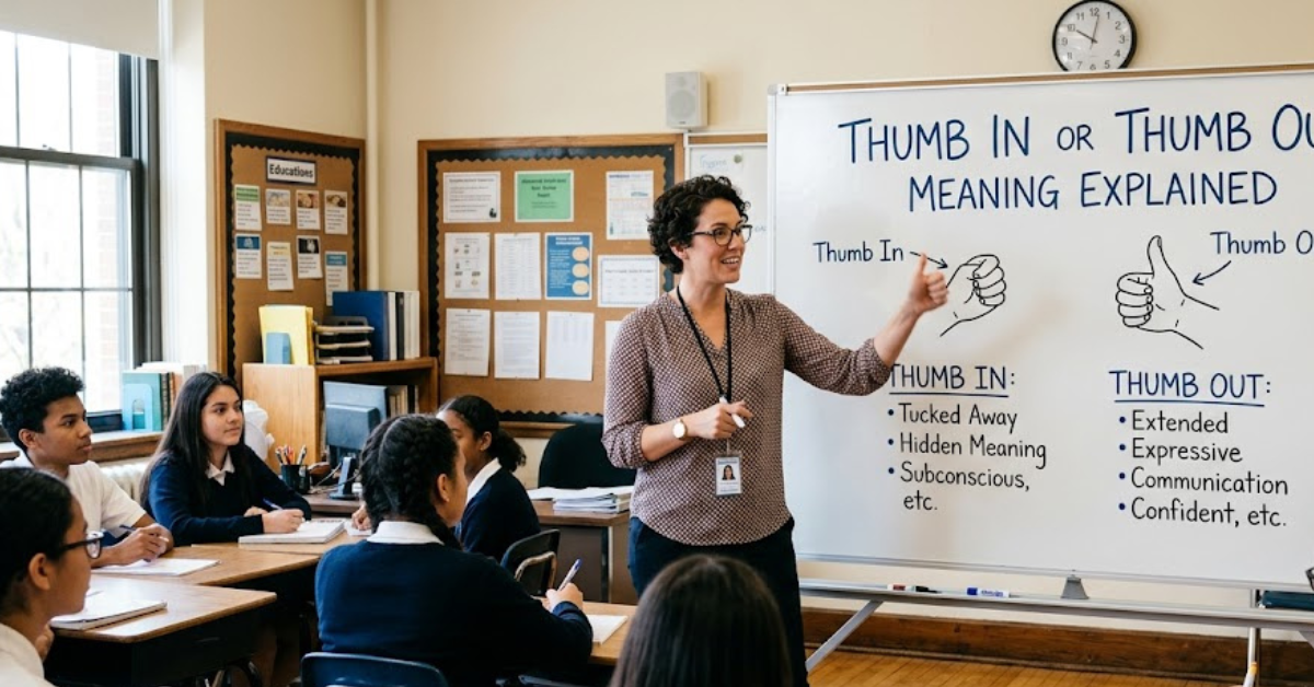 Thumb In or Thumb Out Meaning Explained