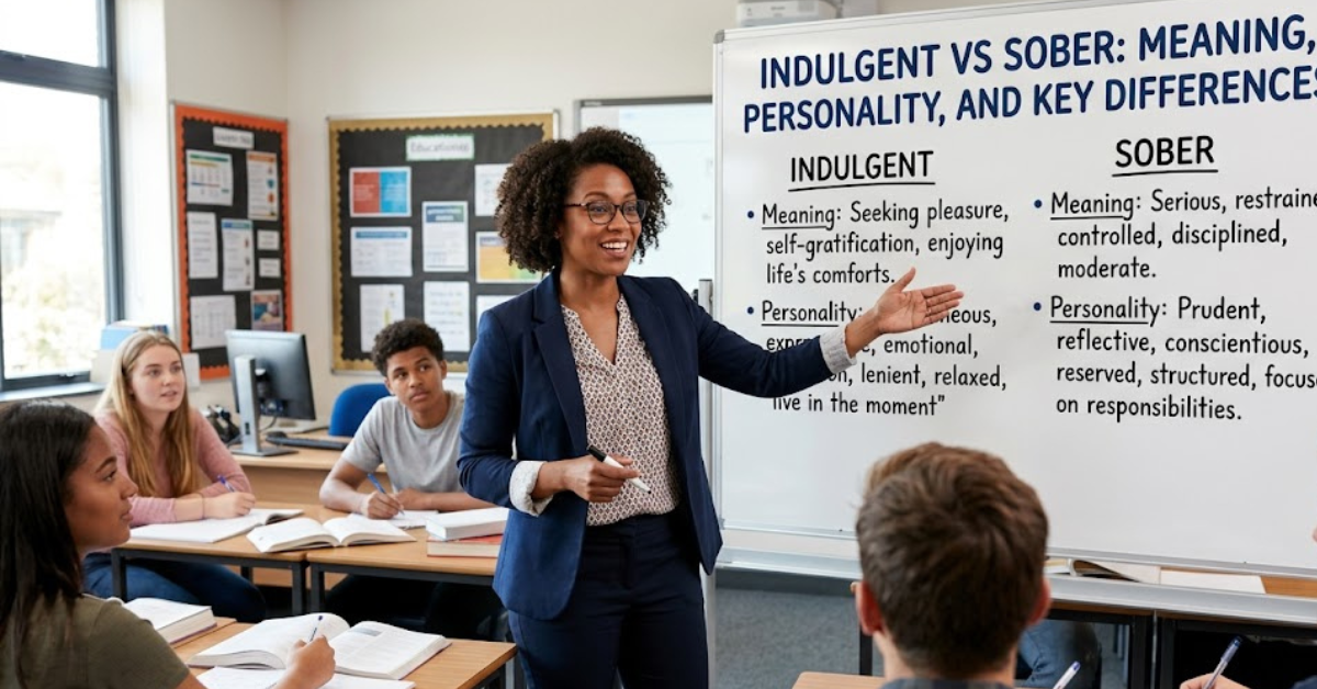 Indulgent vs Sober: Meaning, Personality, and Key
