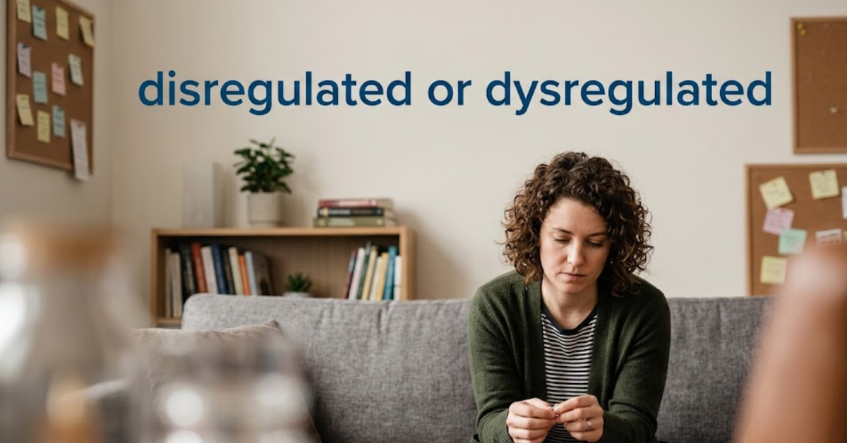 Dysregulated or Disregulated? Understanding the Correct Term