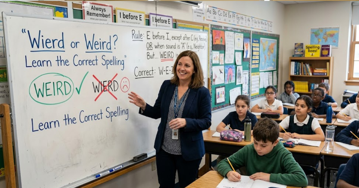 Wierd or Weird Learn the Correct Spelling