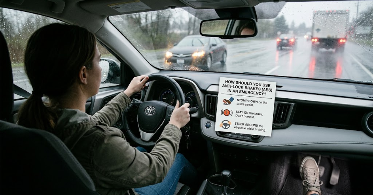 How Should You Use Anti-Lock Brakes in an Emergency?