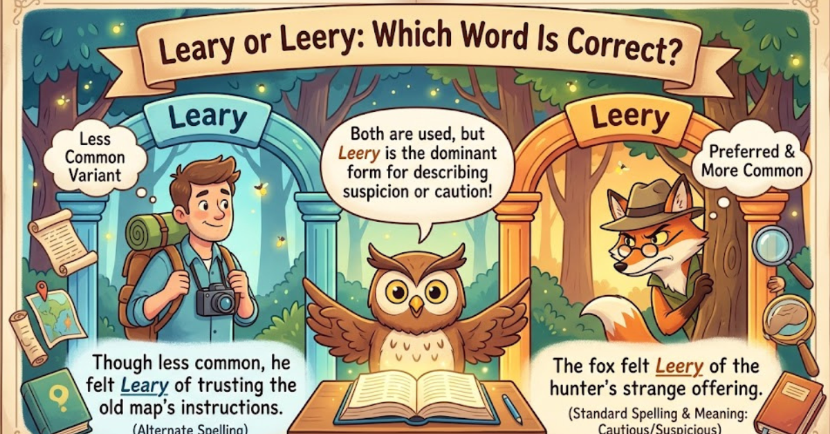 Leary or Leery: Which Word Is Correct?