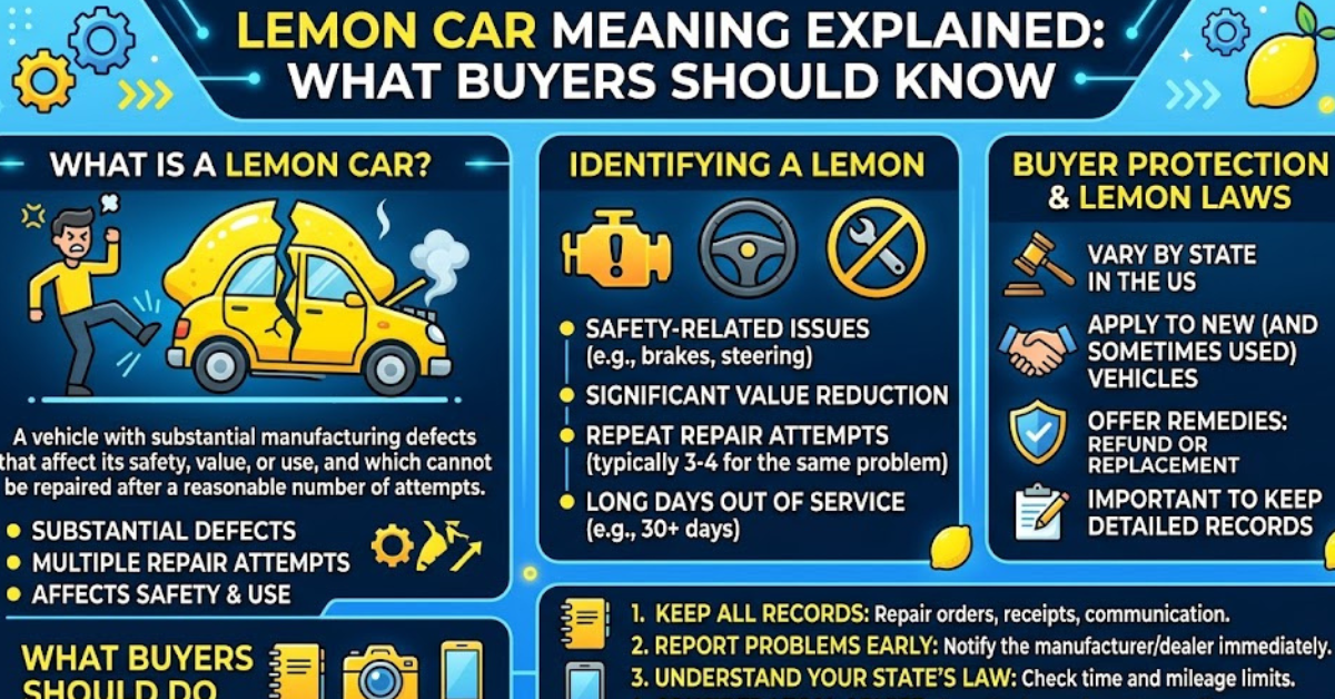 Lemon Car Meaning Explained: What Buyers Should Know