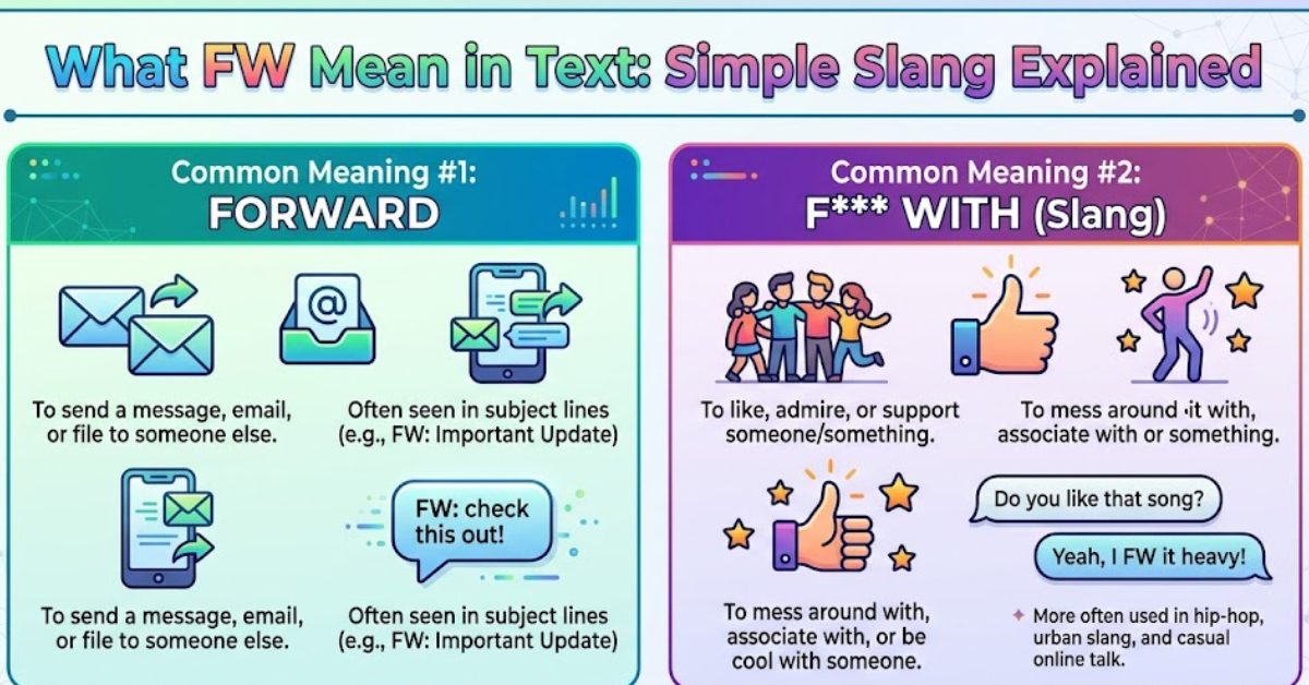 What FW Mean in Text: Simple Slang Explained