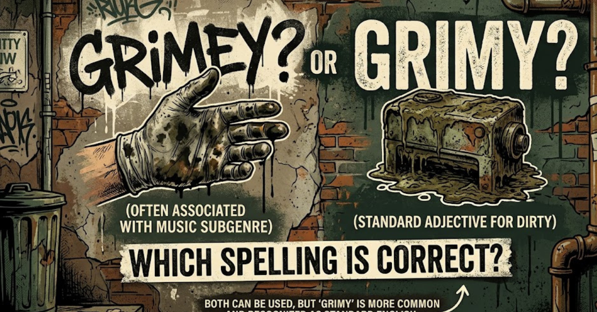 Grimey or Grimy: Which Spelling Is Correct?