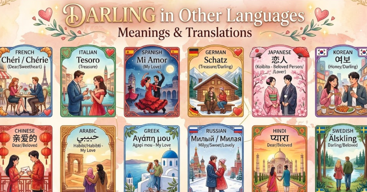 Darling in Other Languages: Meanings & Translations
