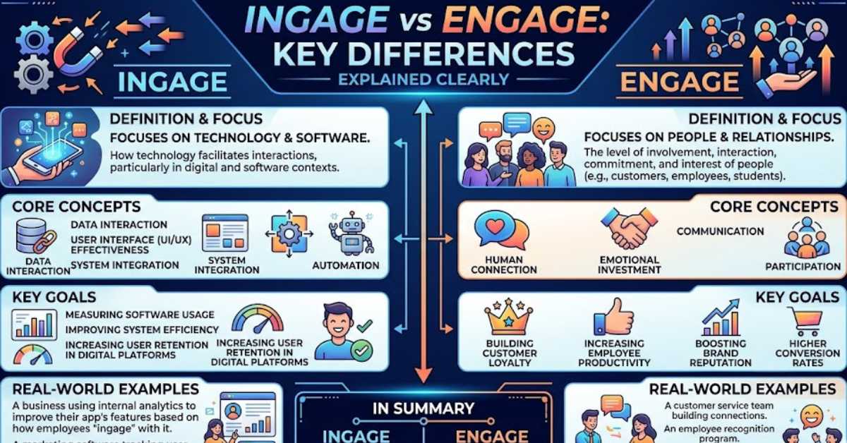 Ingage vs Engage: Key Differences Explained Clearly