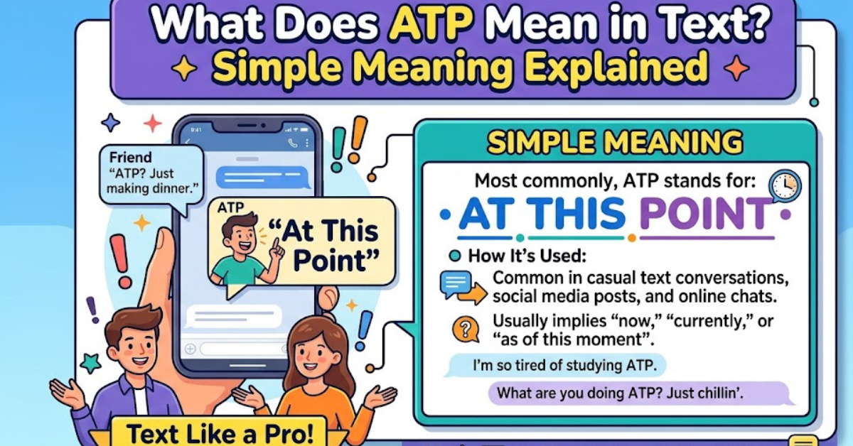 What Does ATP Mean in Text? Simple Meaning Explained