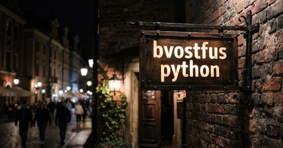 BVOSTFUS Python: Installation, Troubleshooting, and Issue Fix Guide