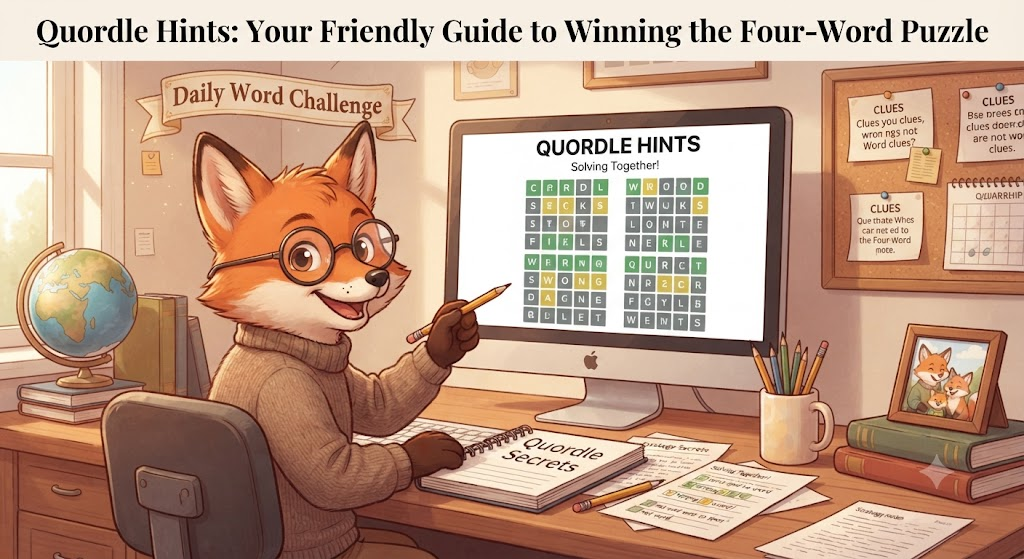 Quordle Hints: Your Friendly Guide to Winning the Four-Word Puzzle